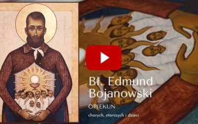 Ikona „Bł. Edmund Bojanowski – opiekun chorych, starszych i dzieci”